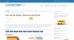Desktop Screenshot of flavortownusa.com